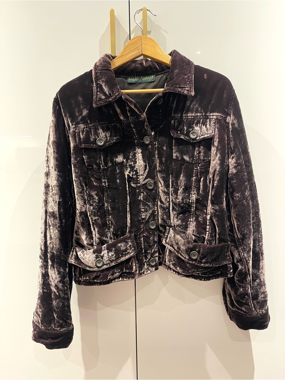 Vintage Harve Benard Crushed Velvet Jacket Large